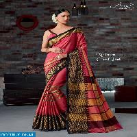 Aura nosheen Wholesale cotton Silk Sarees